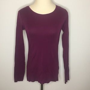 JCPenney Purple Long Sleeve Basic Shirt Small